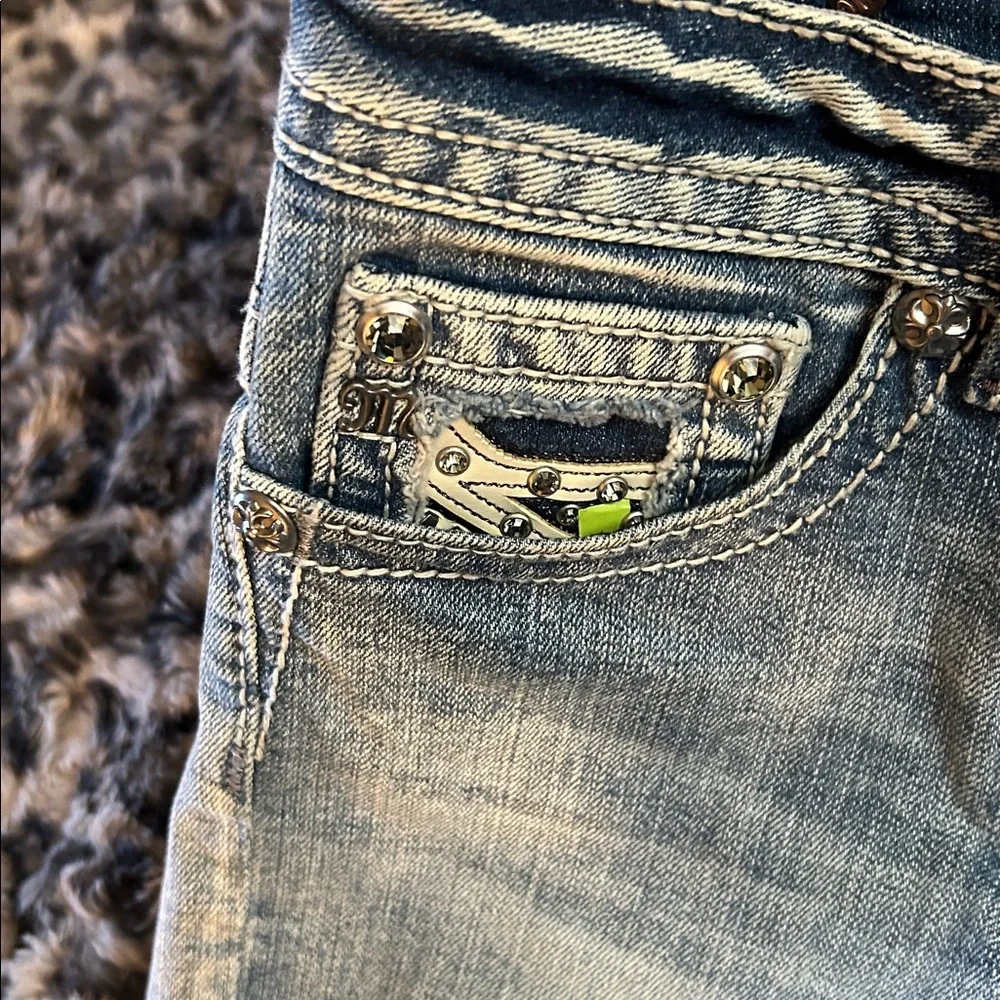 Miss Me 30 NWOT Blue Denim Jeans - Picture 10 of 16
